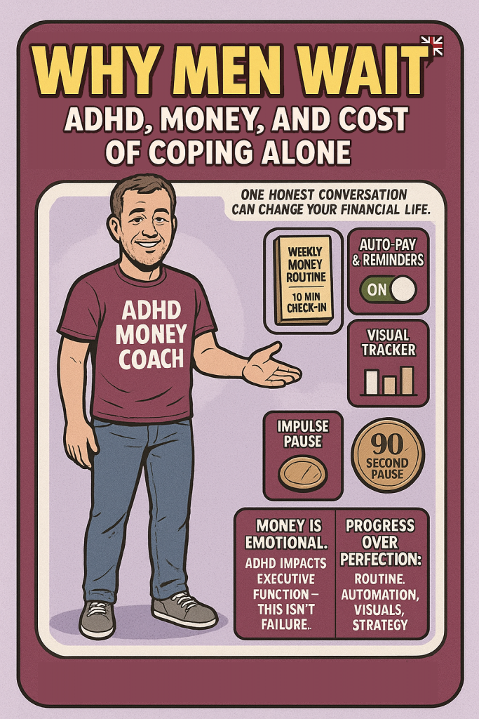 Why Men Wait ADHD Money and the Cost of Coping Alone